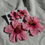 Pendientes Dúo de Hibiscos