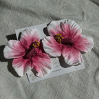 Pendientes Hibiscos