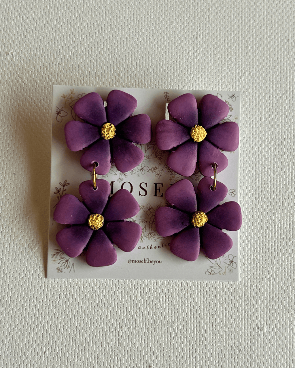 Pendientes Violeta