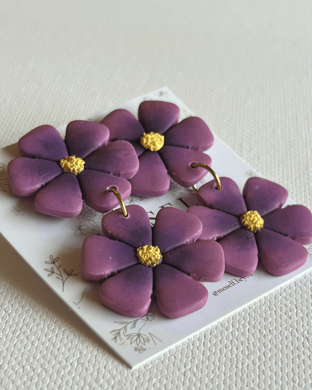 Pendientes Violeta