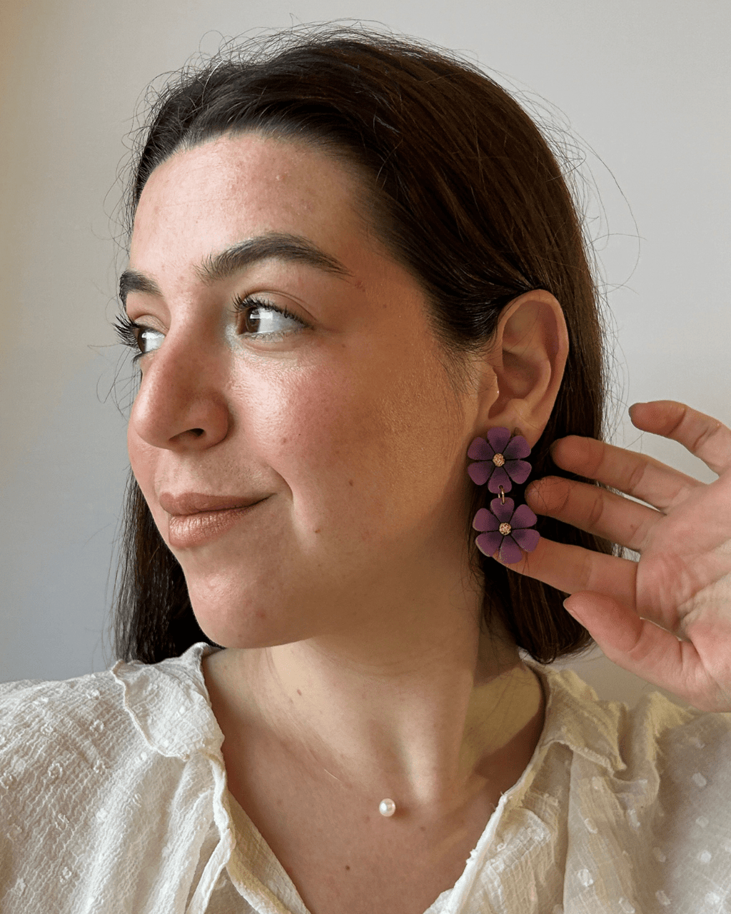 Pendientes Violeta