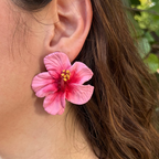 Pendientes Hibiscos