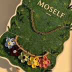 Collar personalizable flores