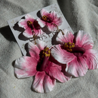 Pendientes Dúo de Hibiscos