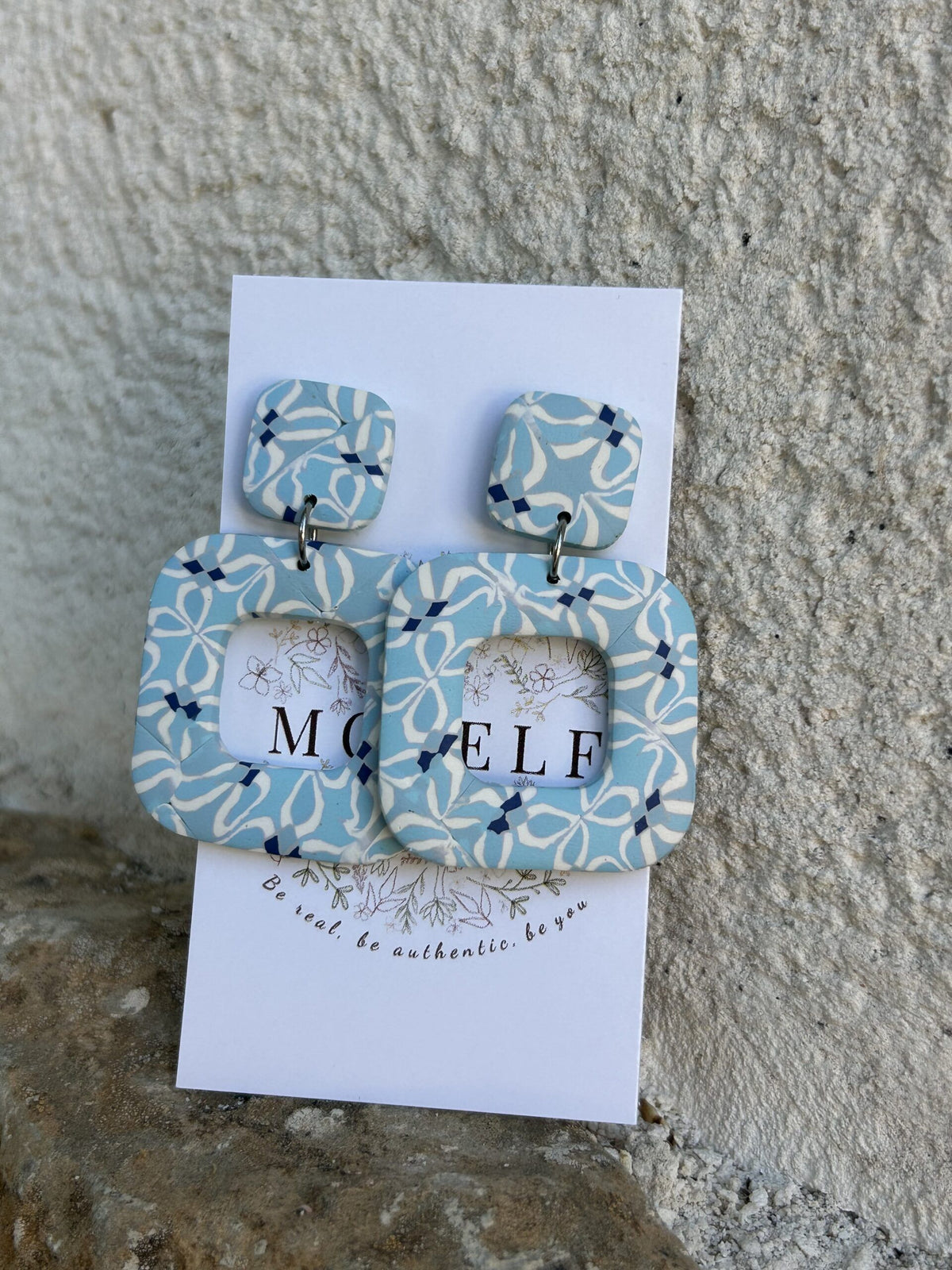 Pendientes Harmonia - azulejos azules