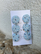 Pendientes Dionisio - azulejos azules