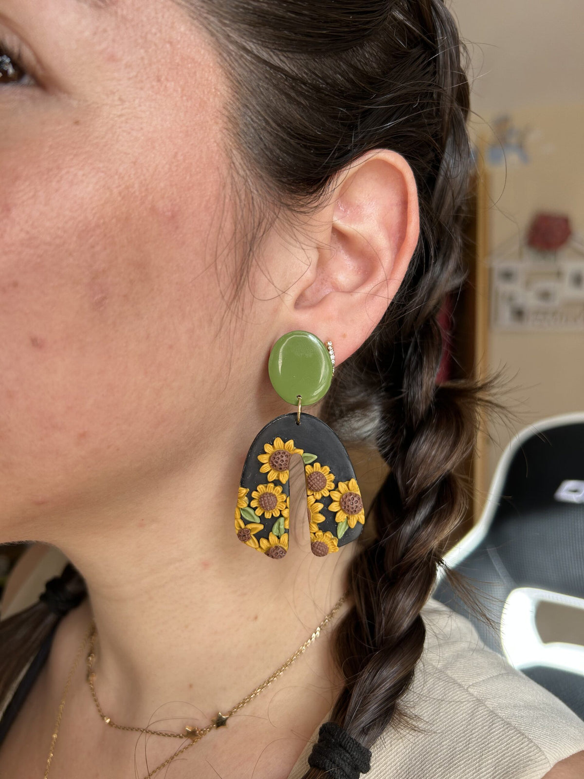 Pendientes Enchanted - green
