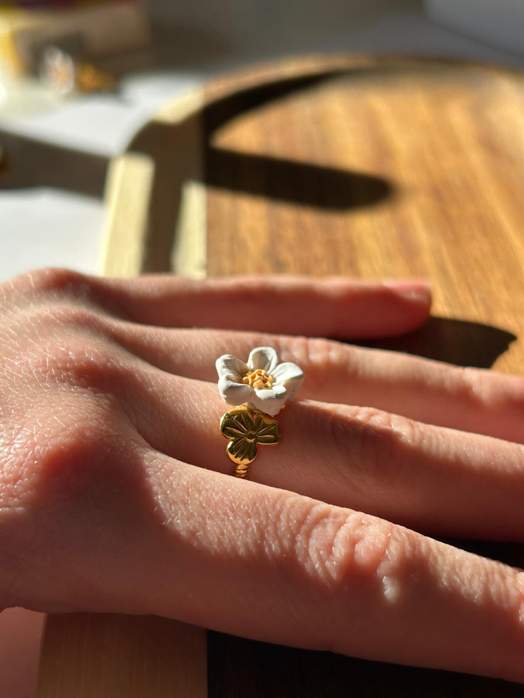 Anillo flor