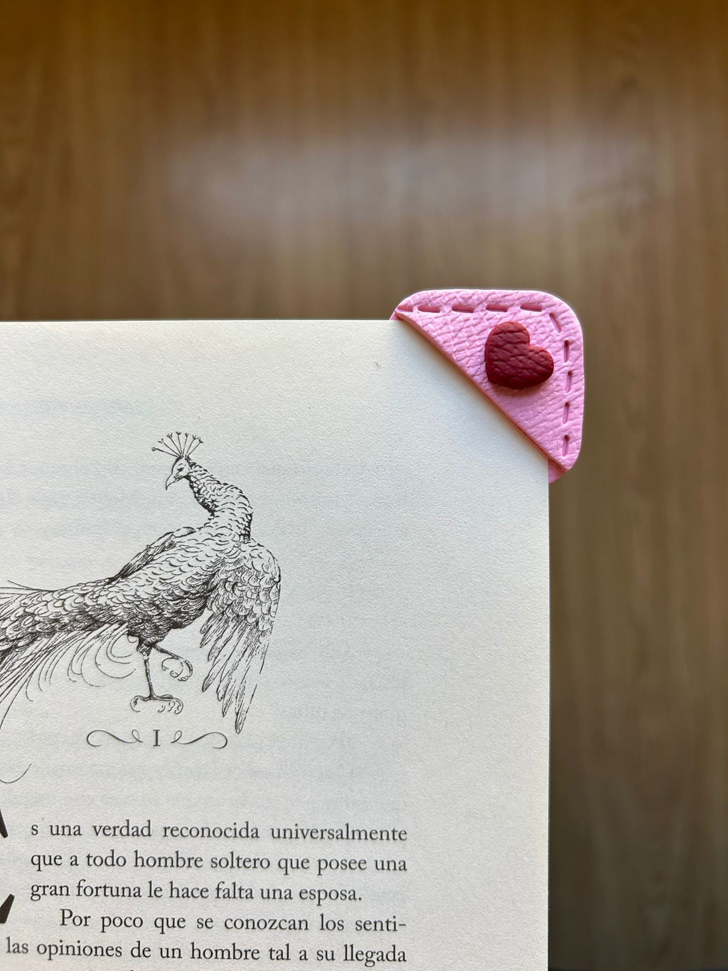 Marcapáginas corazón