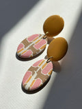 Pendientes Selene - azulejos rosas