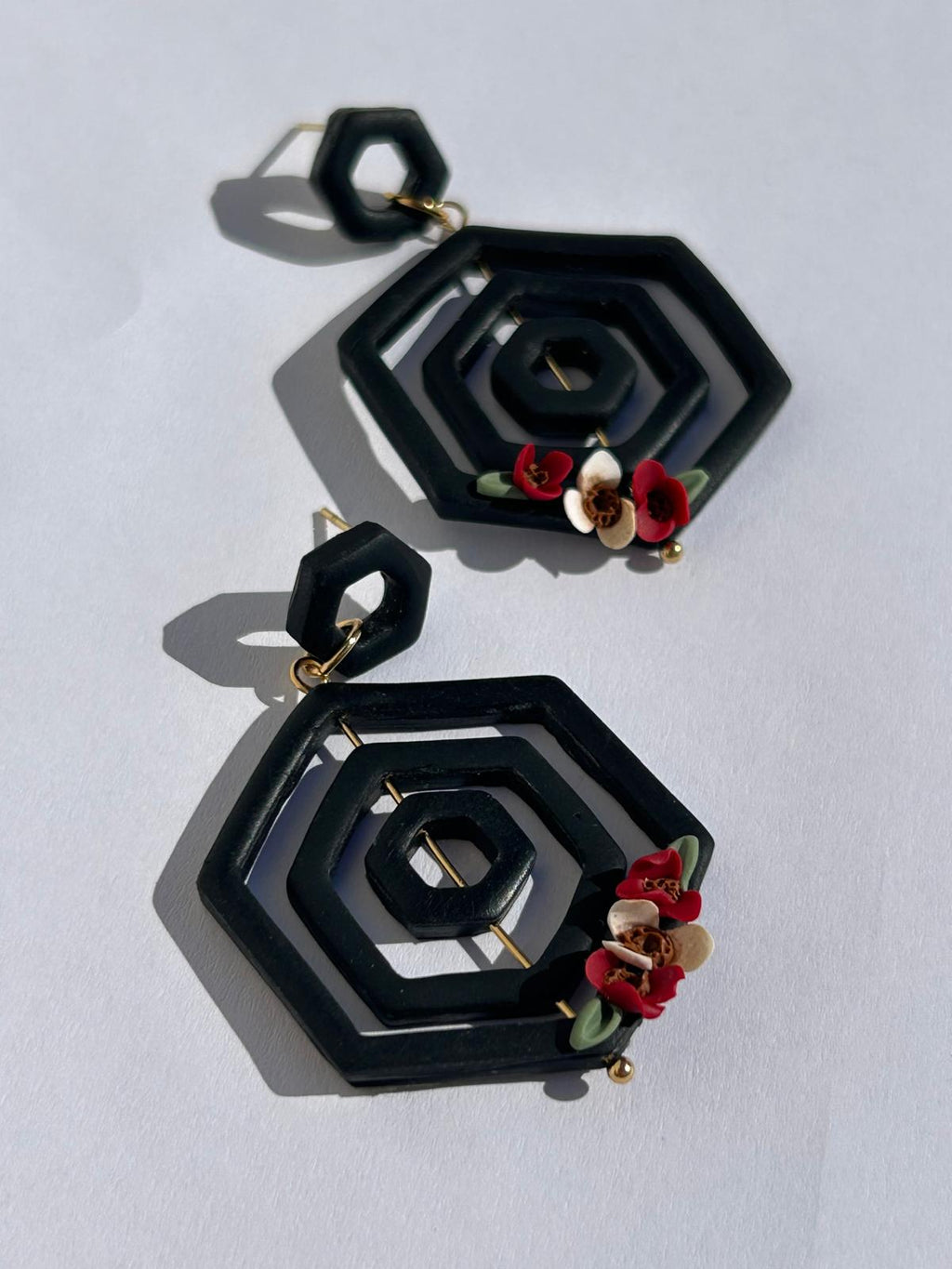 Pendientes Arachne -  negro