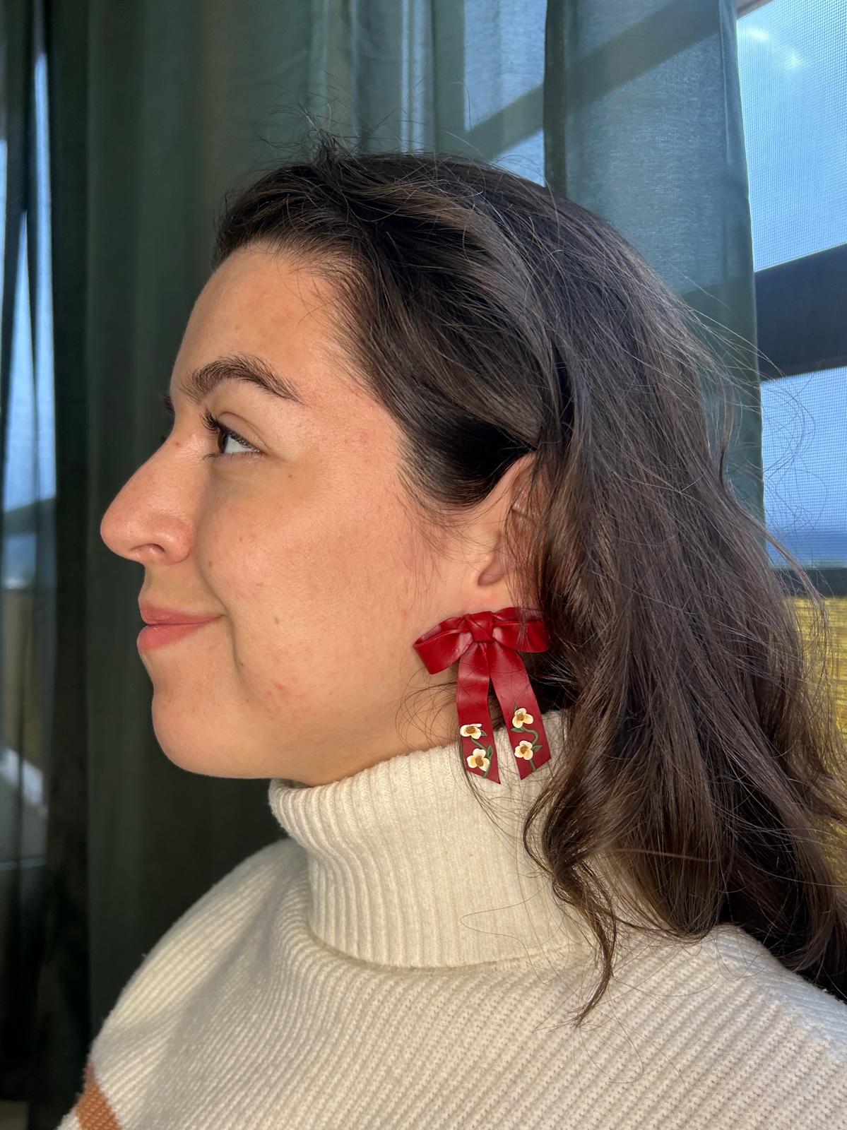 PENDIENTES LÍA - burdeos