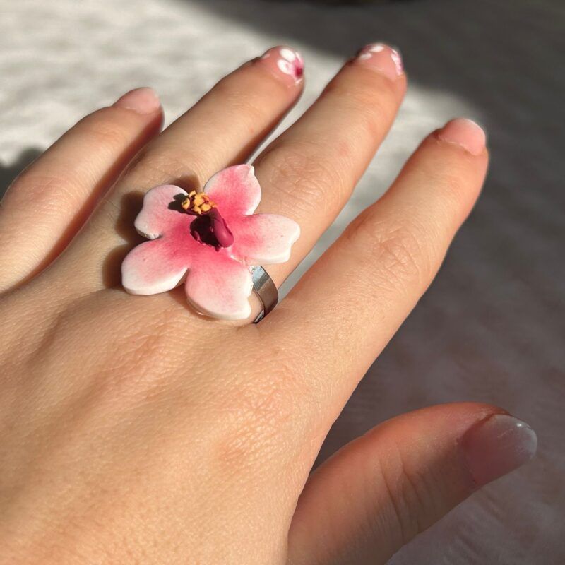 Anillo Hibiscus rosa