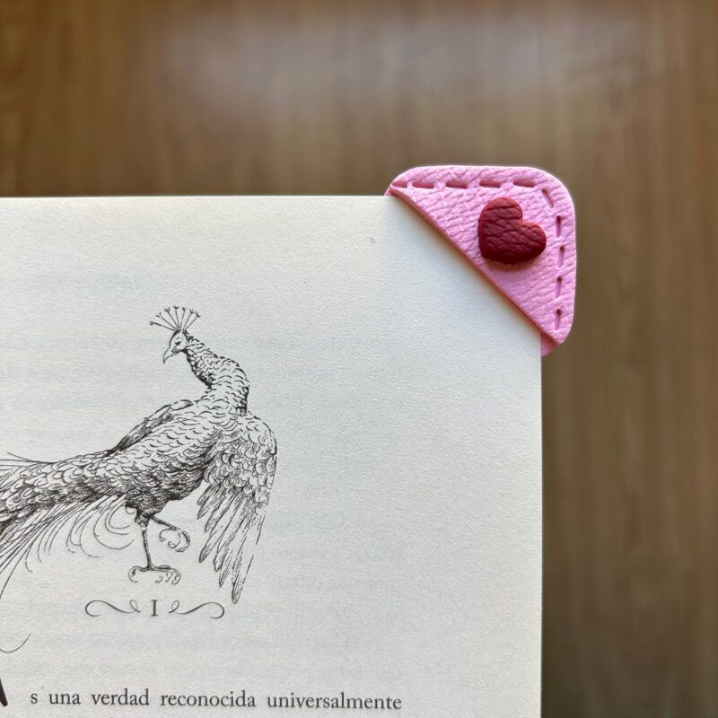 Marcapáginas corazón